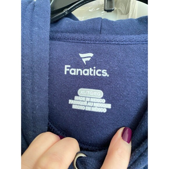 Kansas City Sporting KC MLS Soccer Navy Blue Hoodie Fanatics Size XL - Picture 3 of 9